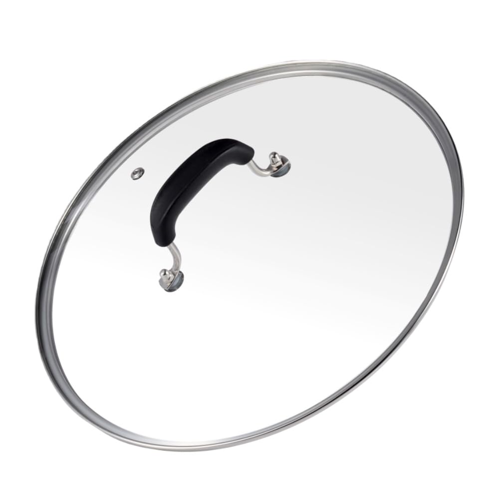 10-1/4 Inch Tempered Glass Lid with Steam Hole C3296