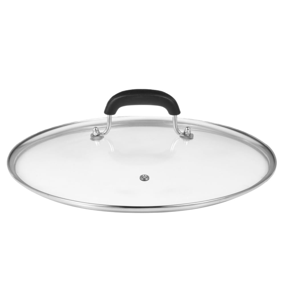 10-1/4 Inch Tempered Glass Lid with Steam Hole C3296