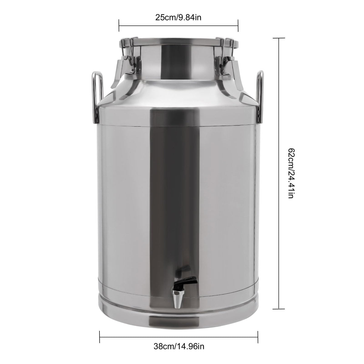 60L Milk Can with Faucet and Lid R914
