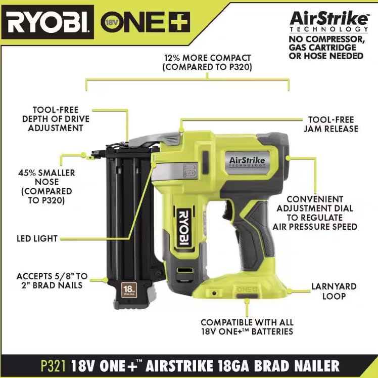 18V Cordless 18-Gauge Brad Nailer and Multi-Tool Combo Kit M56648