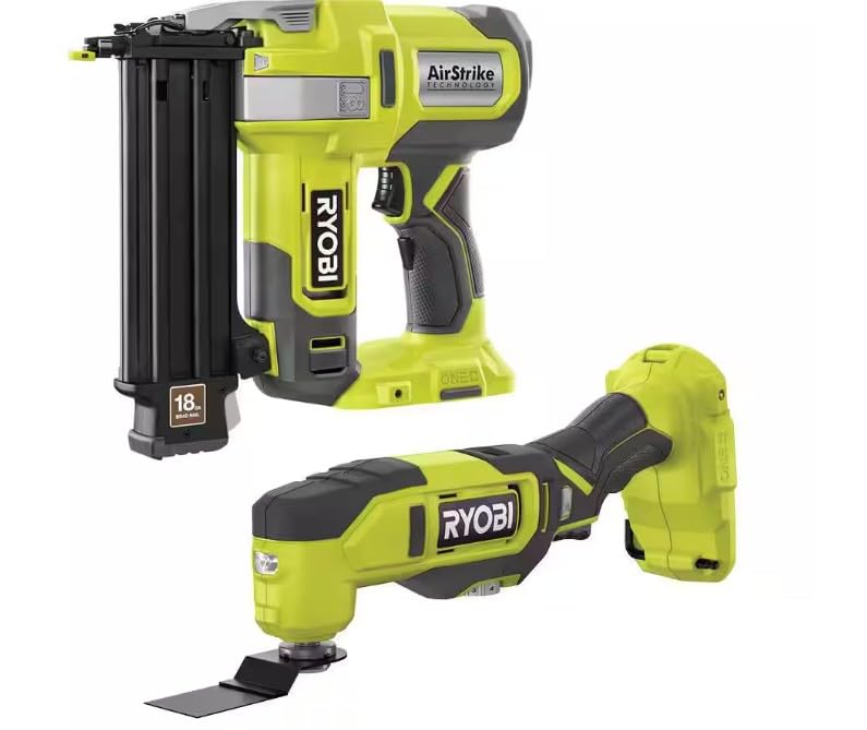 18V Cordless 18-Gauge Brad Nailer and Multi-Tool Combo Kit M56648