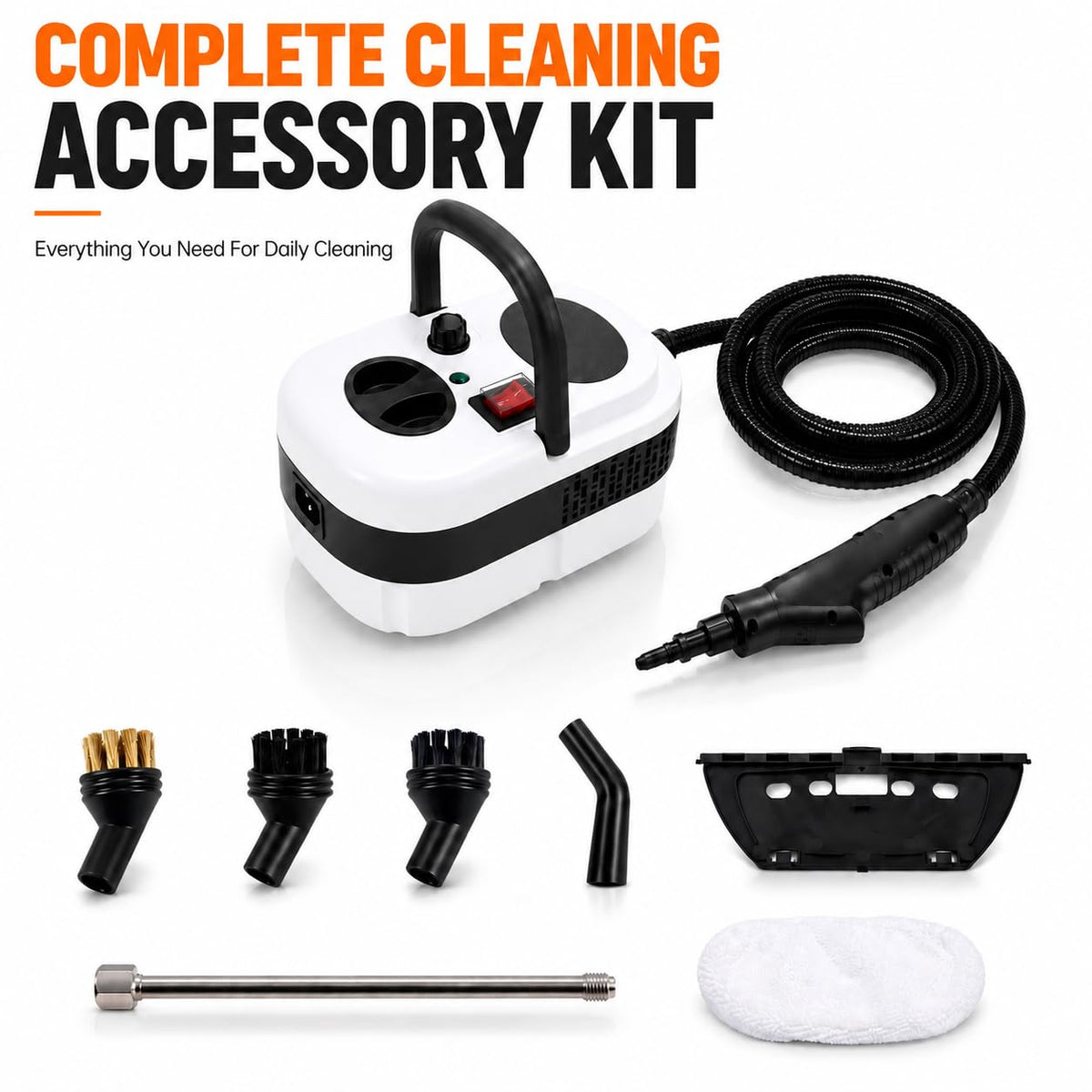 Handheld Steam Cleaner with 10-Piece Accessory Kit R1361