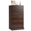 Brown 5 Drawer Dresser V7631