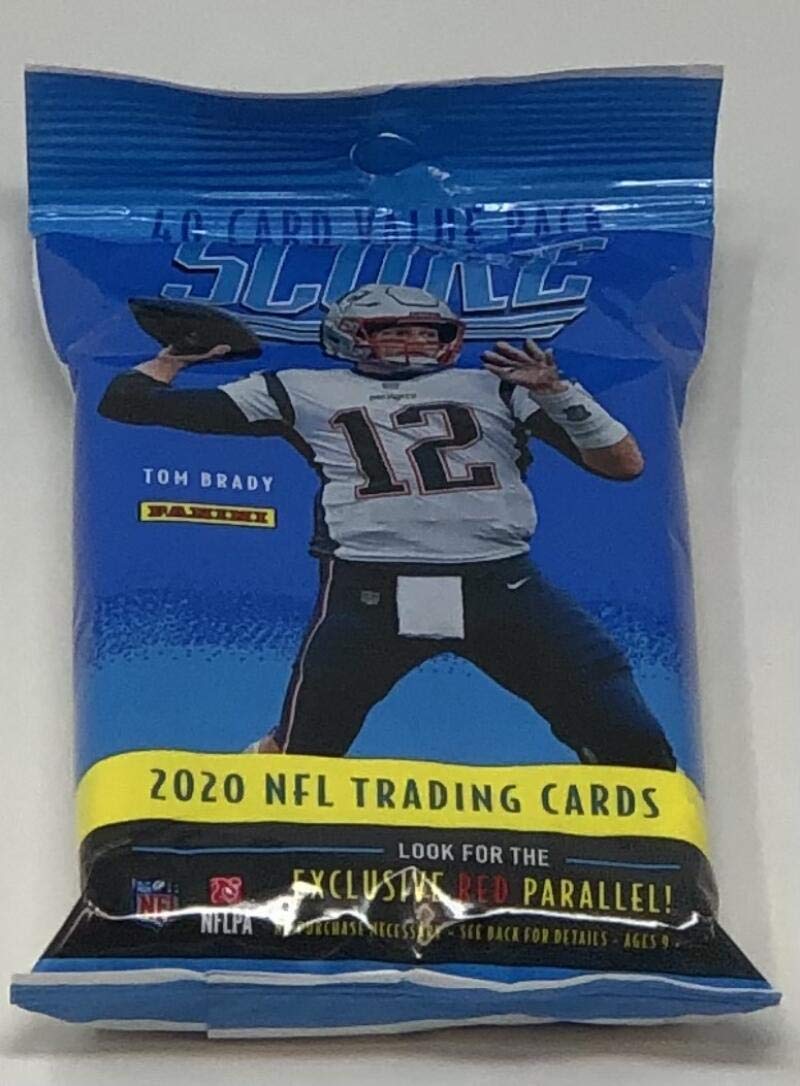 2020 Score NFL Football Factory Sealed Jumbo Fat Pack 40 Cards F991