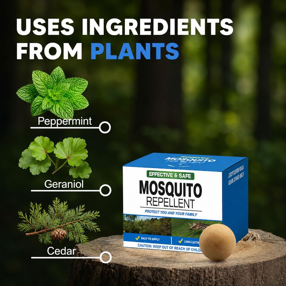 Mosquito Repellent Outdoor Patio Balls 16P T854