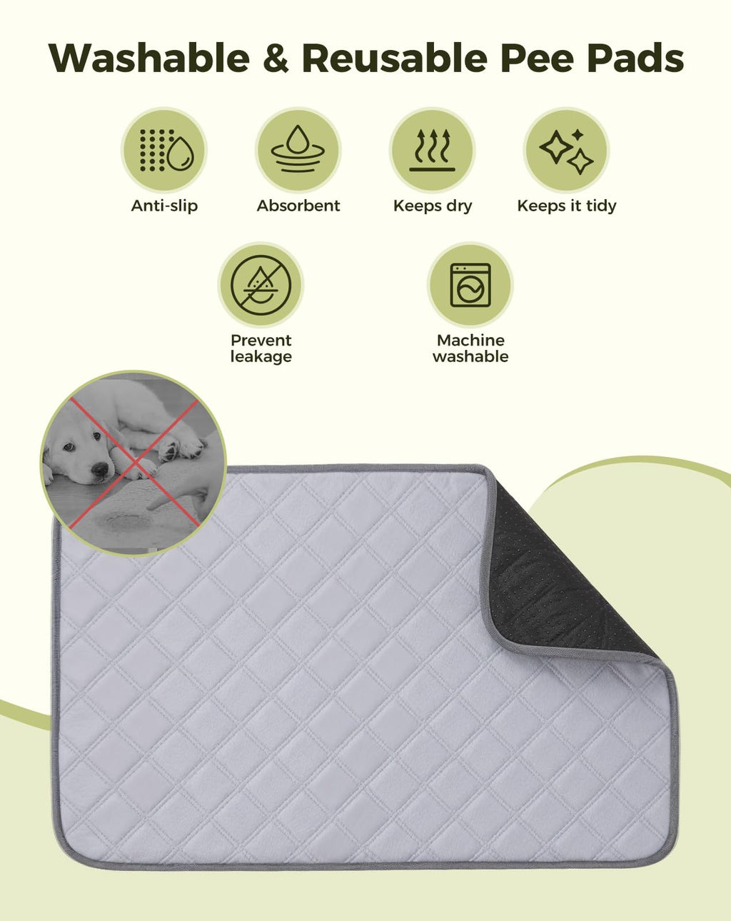 25"x20" Dog Grass Pad with Tray N62750