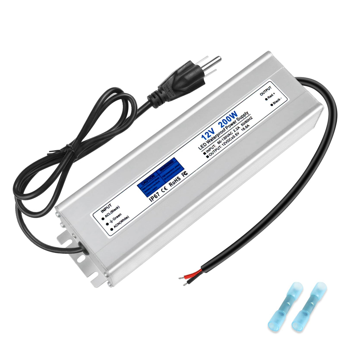 200W IP67 Waterproof 12V LED Driver O8886