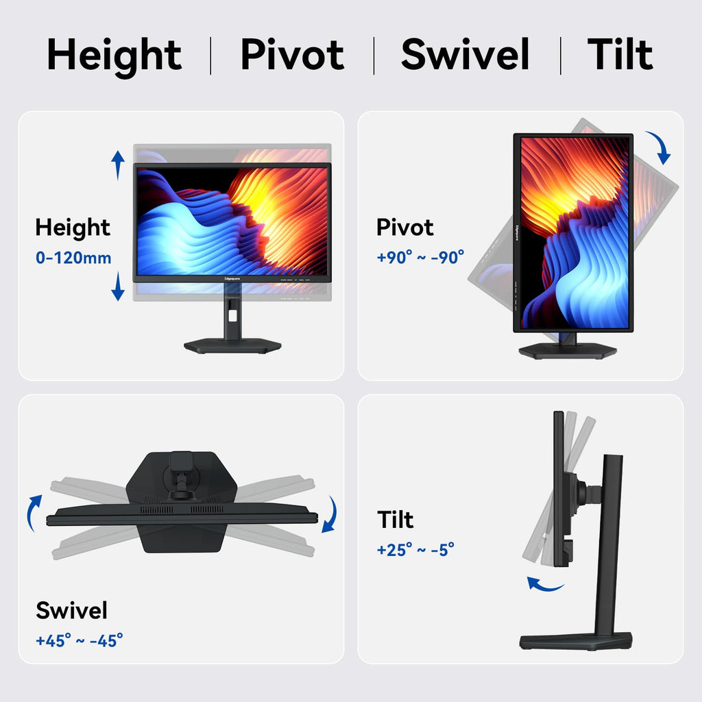 24 Inch USB-C Touchscreen Monitor Adjustable VA A6137