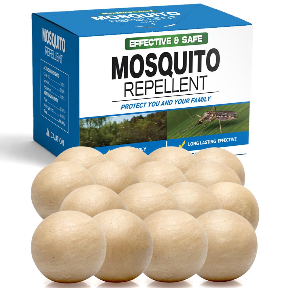Mosquito Repellent Outdoor Patio Balls 16P T854