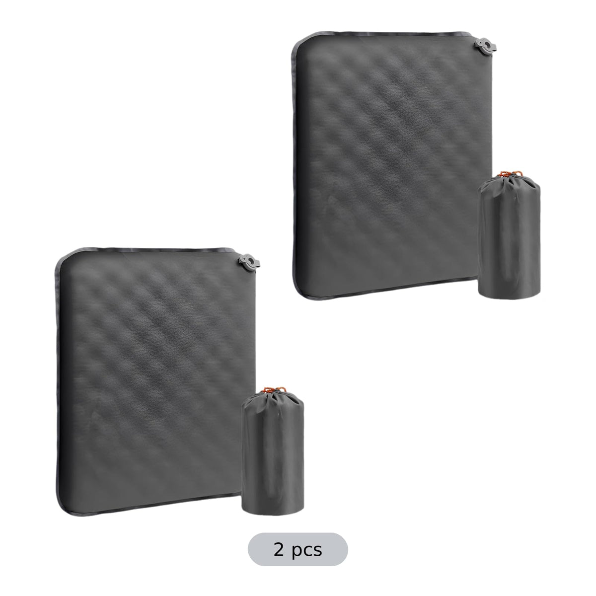 2 Pcs Inflatable Seat Cushion Lightweight Nylon TPU R689118
