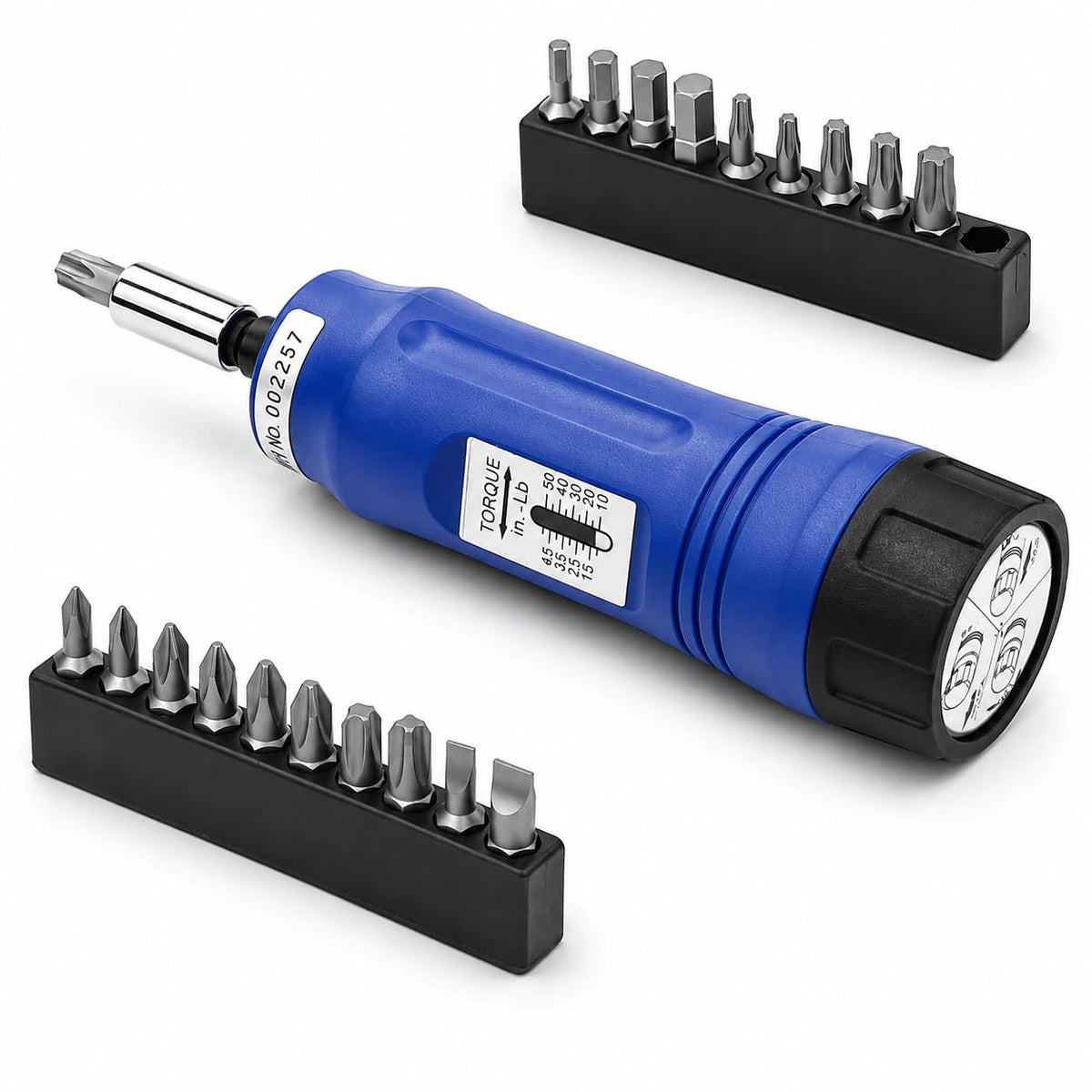 21-Piece Adjustable Torque Screwdriver Set 1/4-Inch Drive R911