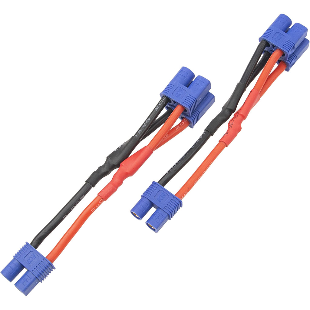 3Pcs 14AWG Silicone Y Splitter Cable Adapter 1 Female to 2 Male N864084