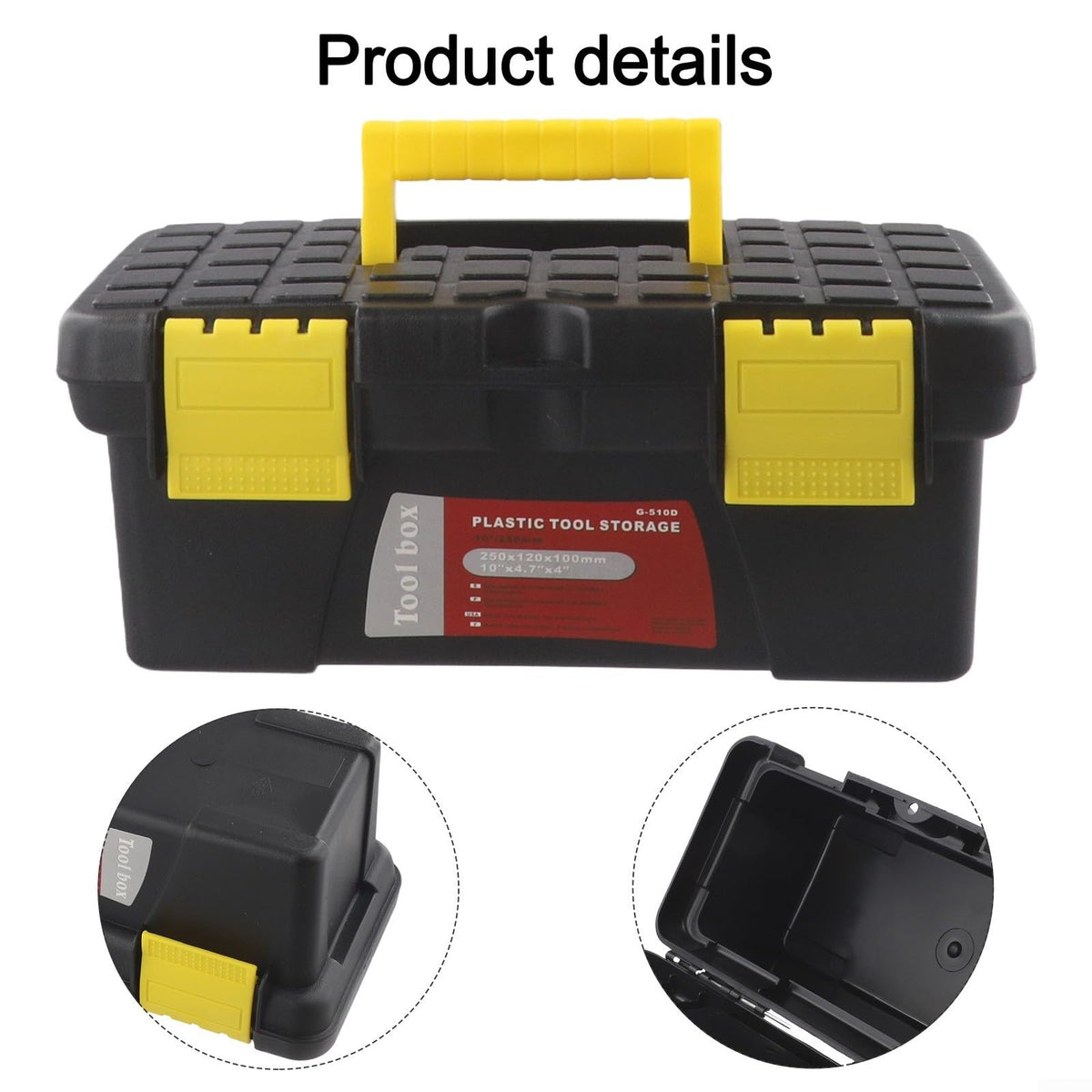 10 Inch Lockable Tool Box T2114