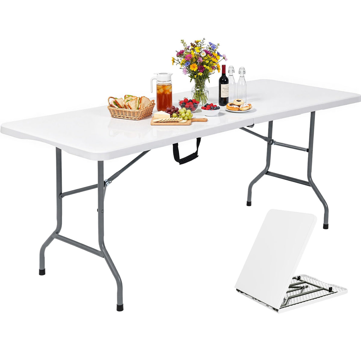 6ft Folding Table Heavy Duty A3832