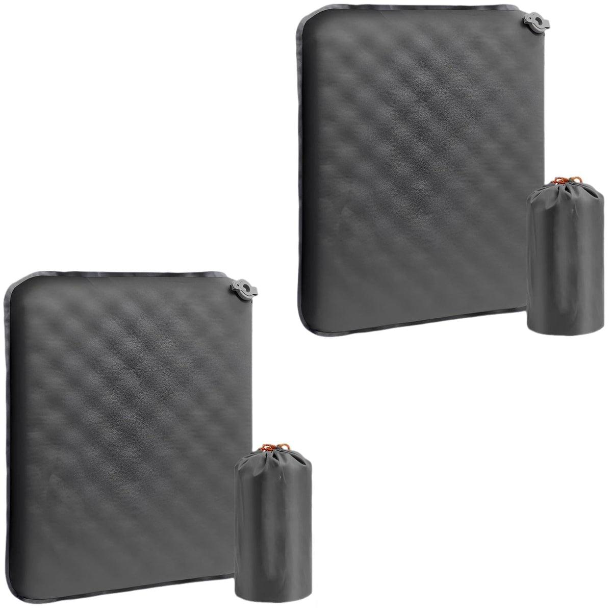 2 Pcs Inflatable Seat Cushion Lightweight Nylon TPU R689118