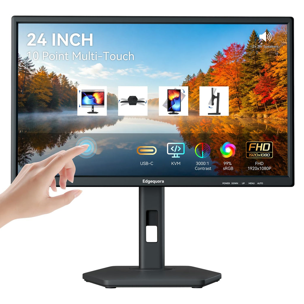 24 Inch USB-C Touchscreen Monitor Adjustable VA A6137