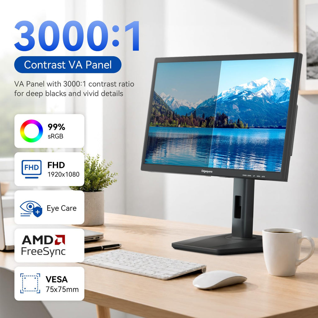 24 Inch USB-C Touchscreen Monitor Adjustable VA A6137