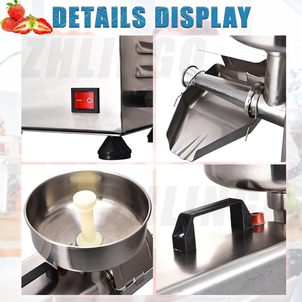 450W Electric Tomato Strainer and Press Stainless Steel D23303