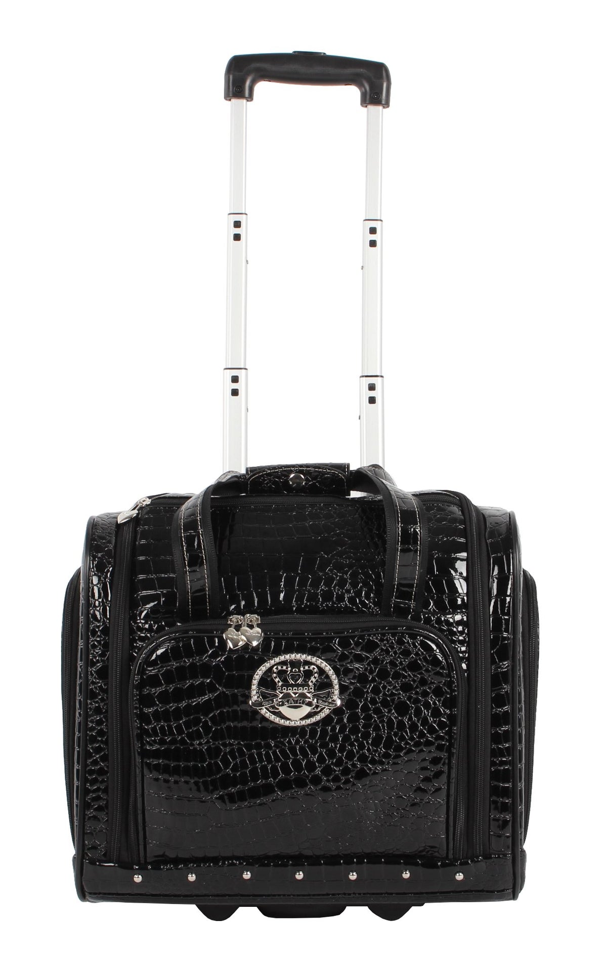 15 Inch Black PVC Underseat Luggage G114639