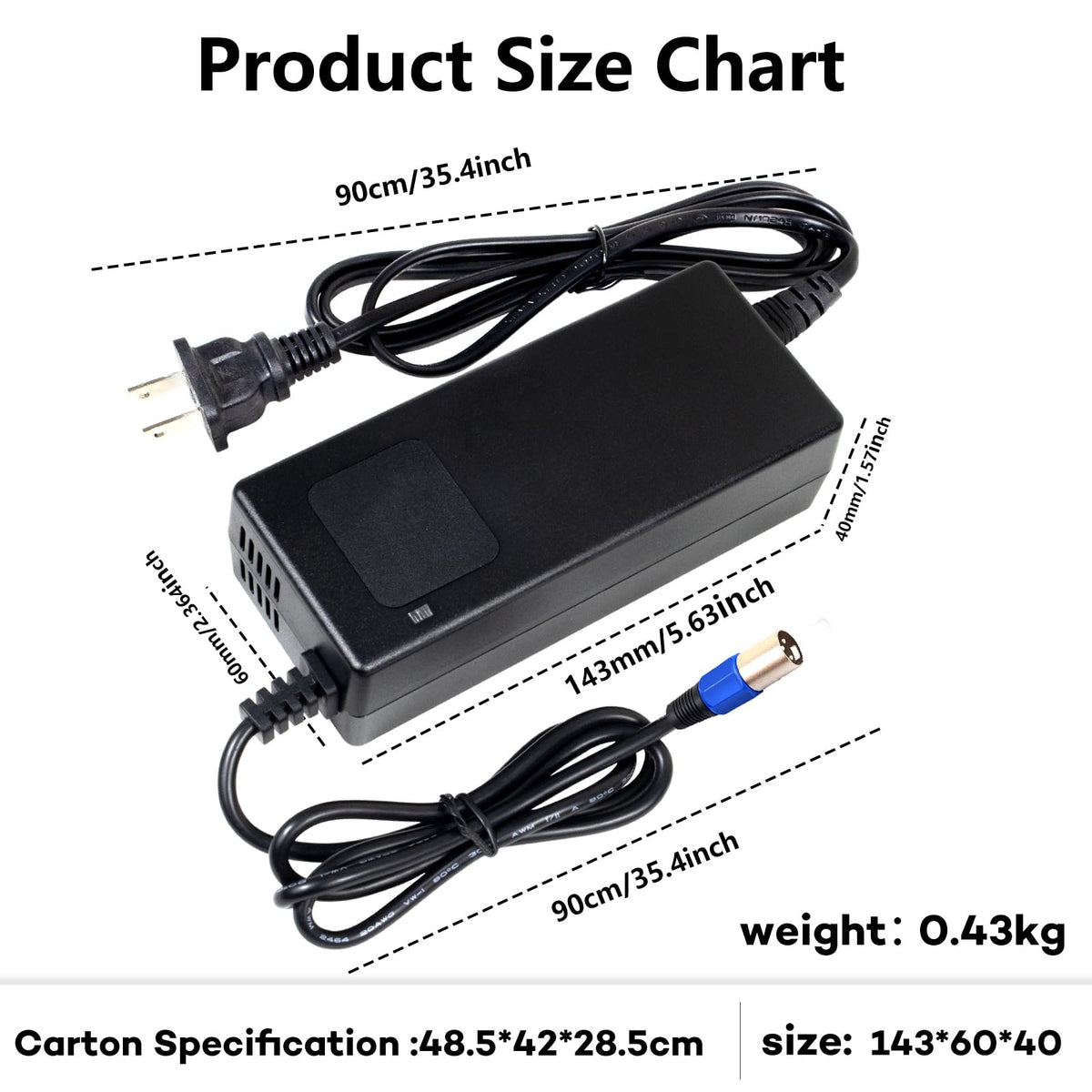 29.4V 4A Lithium Battery Charger L960