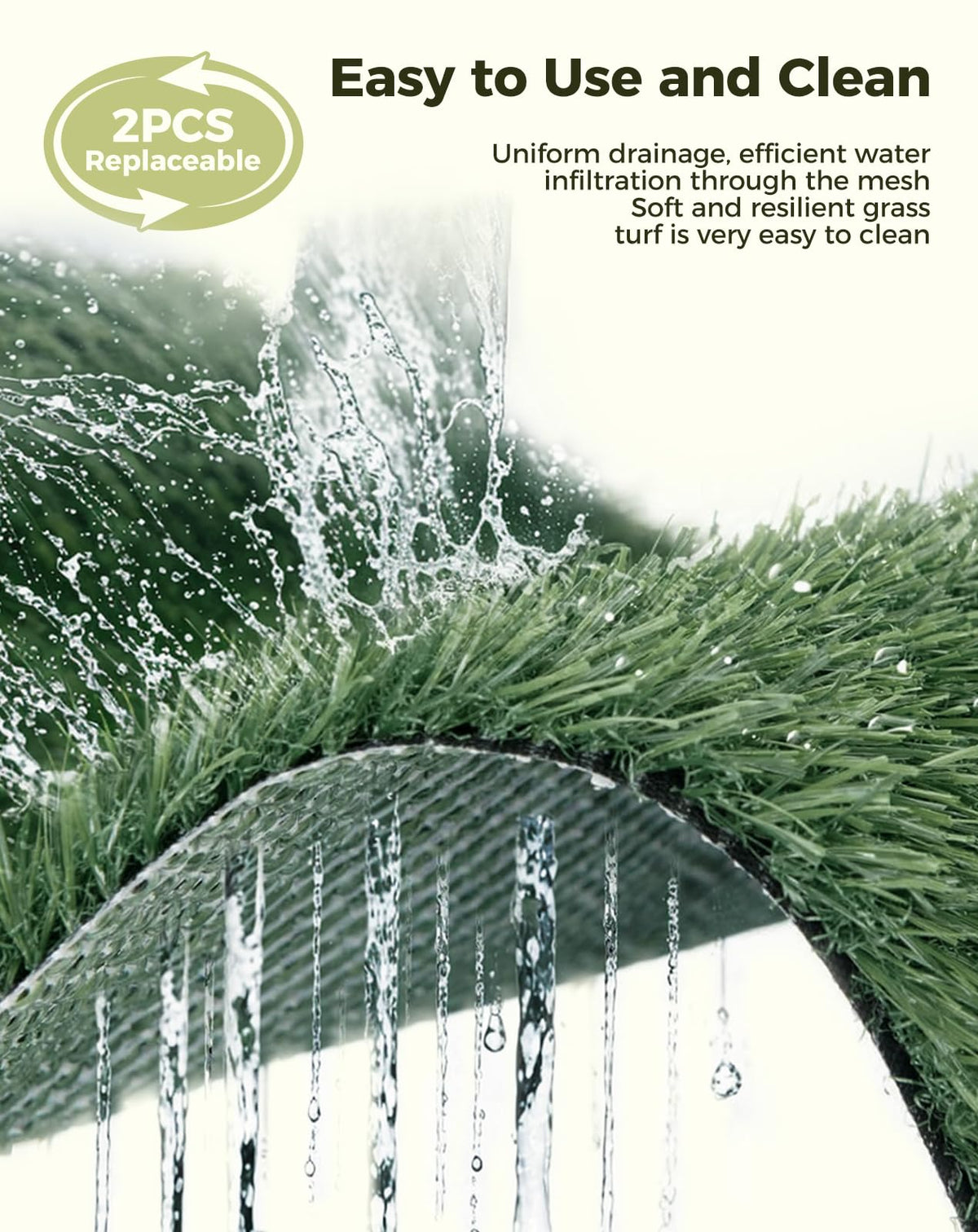 25"x20" Dog Grass Pad with Tray N62750