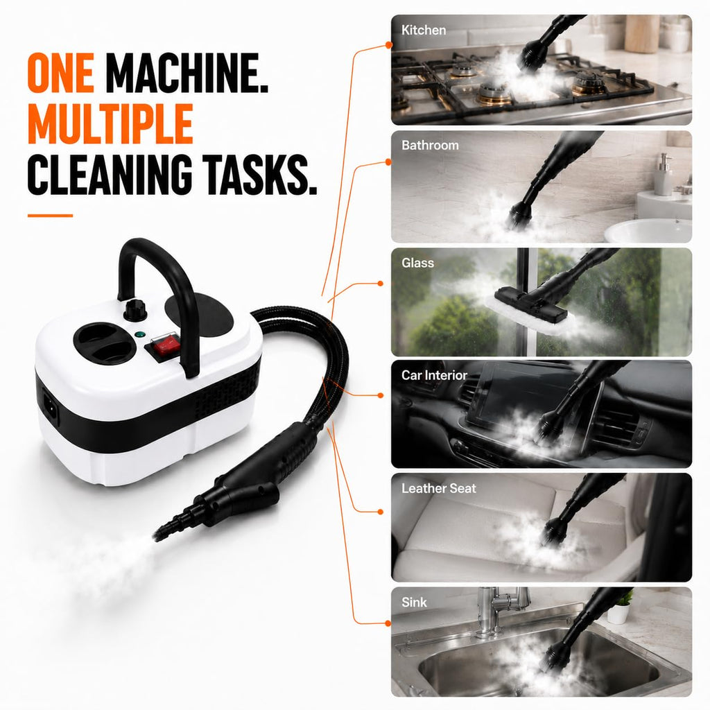 Handheld Steam Cleaner with 10-Piece Accessory Kit R1361