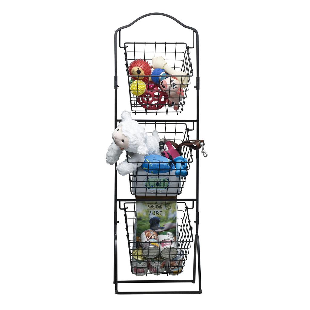 3-Tier Wire Market Basket T999029