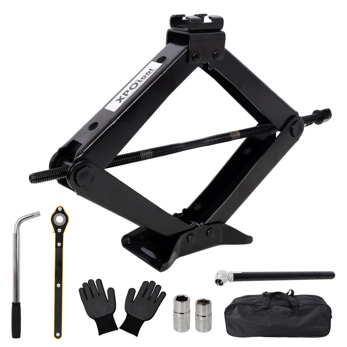 3 Ton Scissor Car Jack Kit with Wrench A144