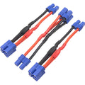 3Pcs 14AWG Silicone Y Splitter Cable Adapter 1 Female to 2 Male N864084
