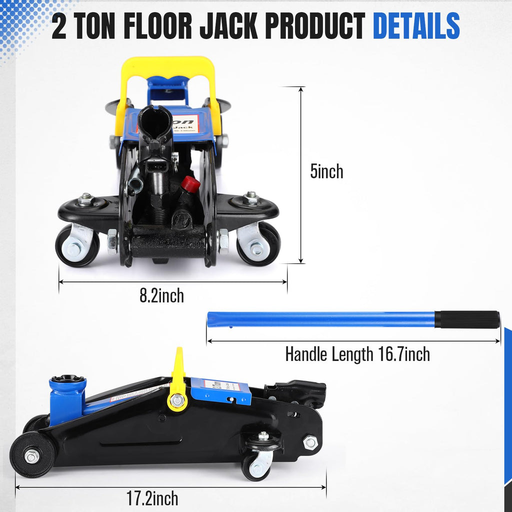 2 Ton Low Profile Hydraulic Floor Jack C7925