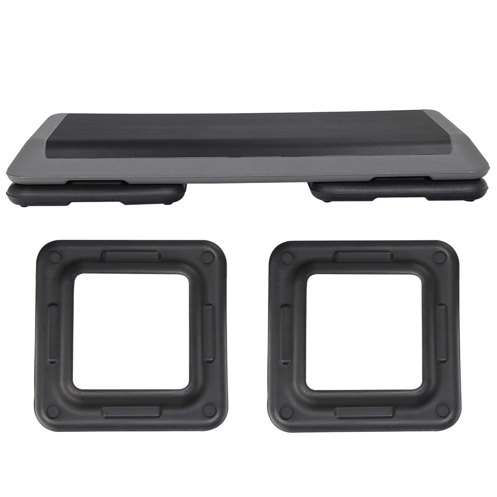 43 Inch Adjustable Aerobic Step Platform with 4 Risers X51192