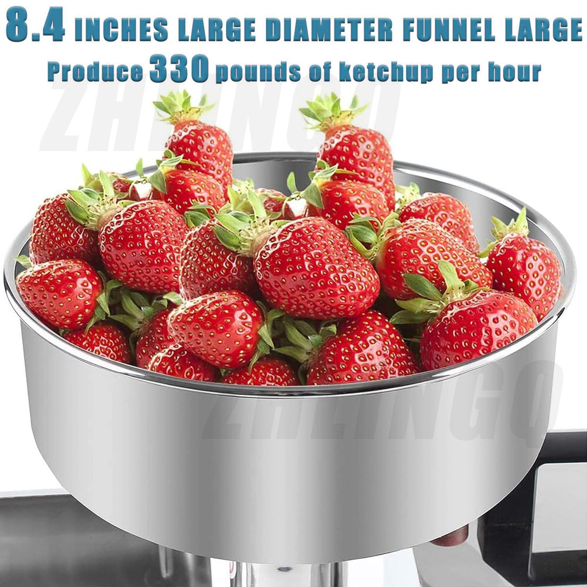 450W Electric Tomato Strainer and Press Stainless Steel D23303
