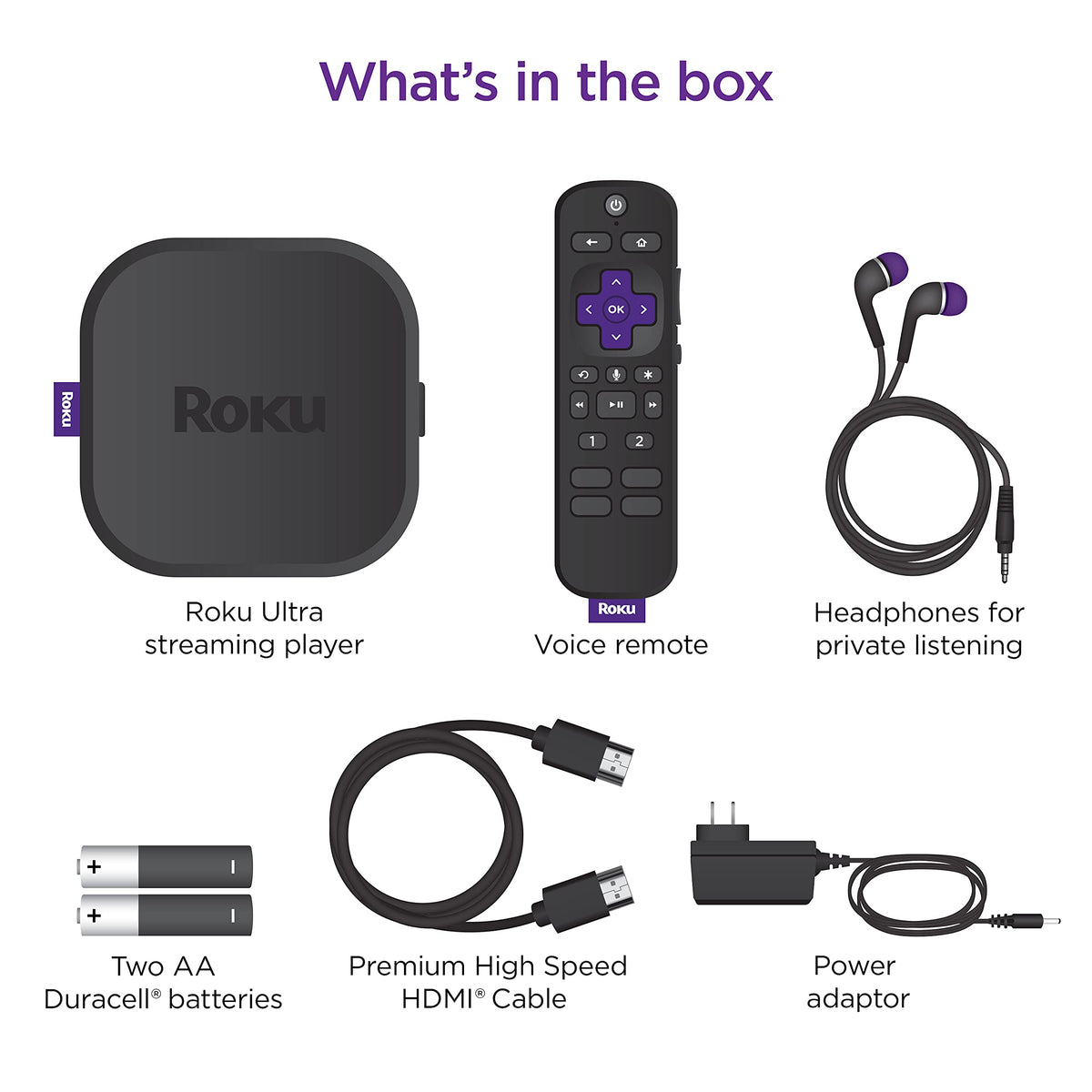 4K HDR Streaming Device with Voice Remote and HDMI Cable R10521