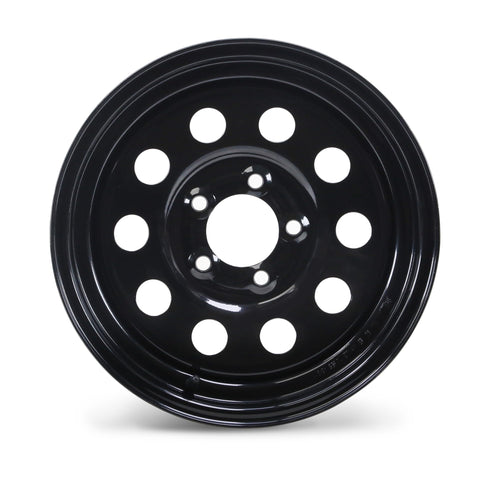 15 x 5 Trailer Wheel 5 Lug on 5" Bolt Pattern Black E56590