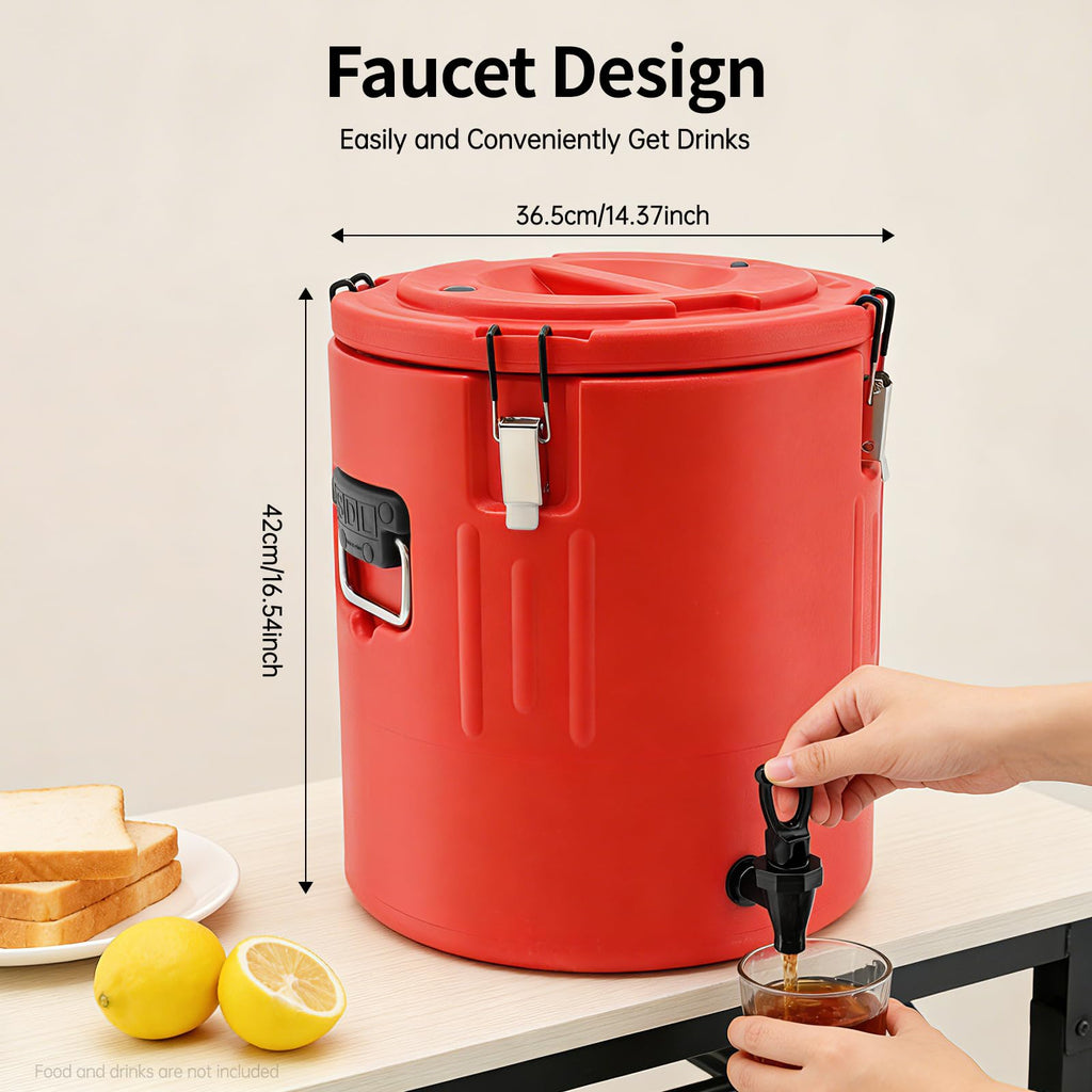 40L Stainless Steel Insulated Drink Dispenser with Faucet B241