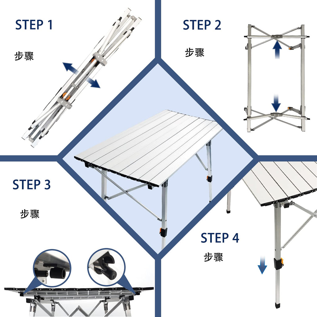 Adjustable Aluminum Camping Table V517817