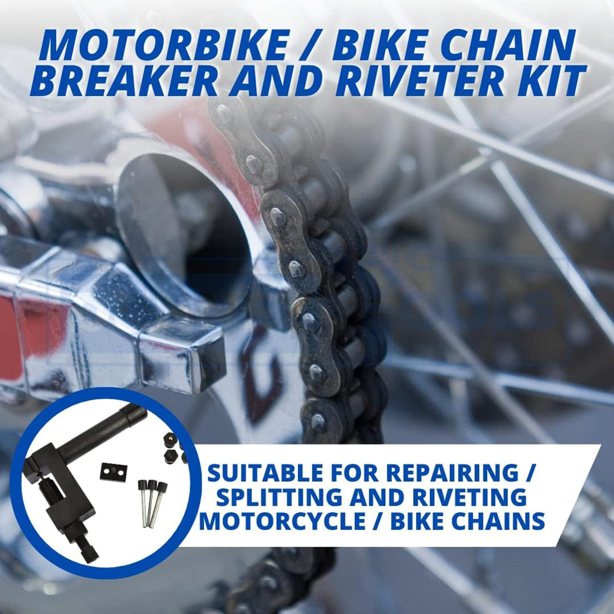 ATV Bike Drive Chain Cutter Breaker Riveting Set R612047