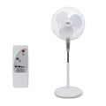 18-Inch Stand Fan with Remote and 3-Speed Settings, White F154