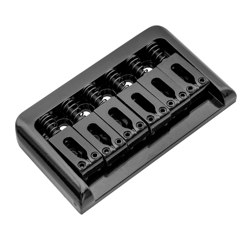 6-String Guitar Hardtail Bridge Black Z8186
