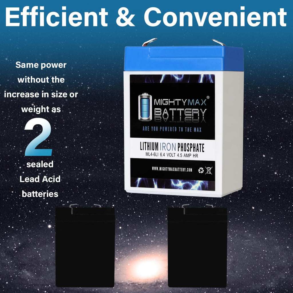 6V 4.5AH Lithium Replacement Battery Y136