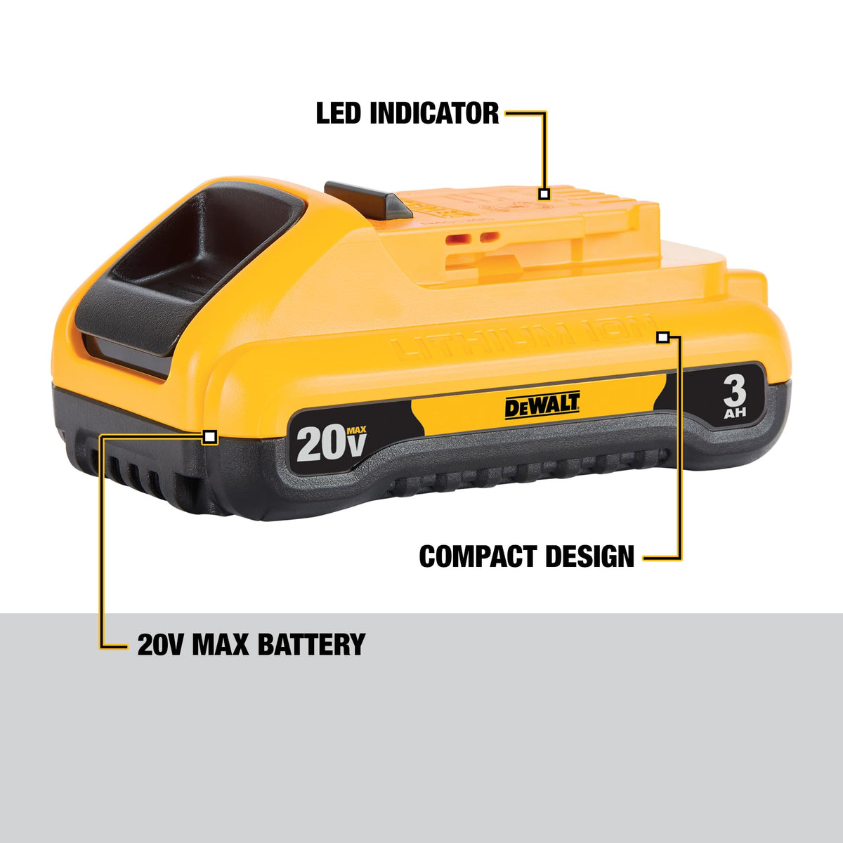 20V MAX Lithium Ion Battery Pack 3.0Ah A638