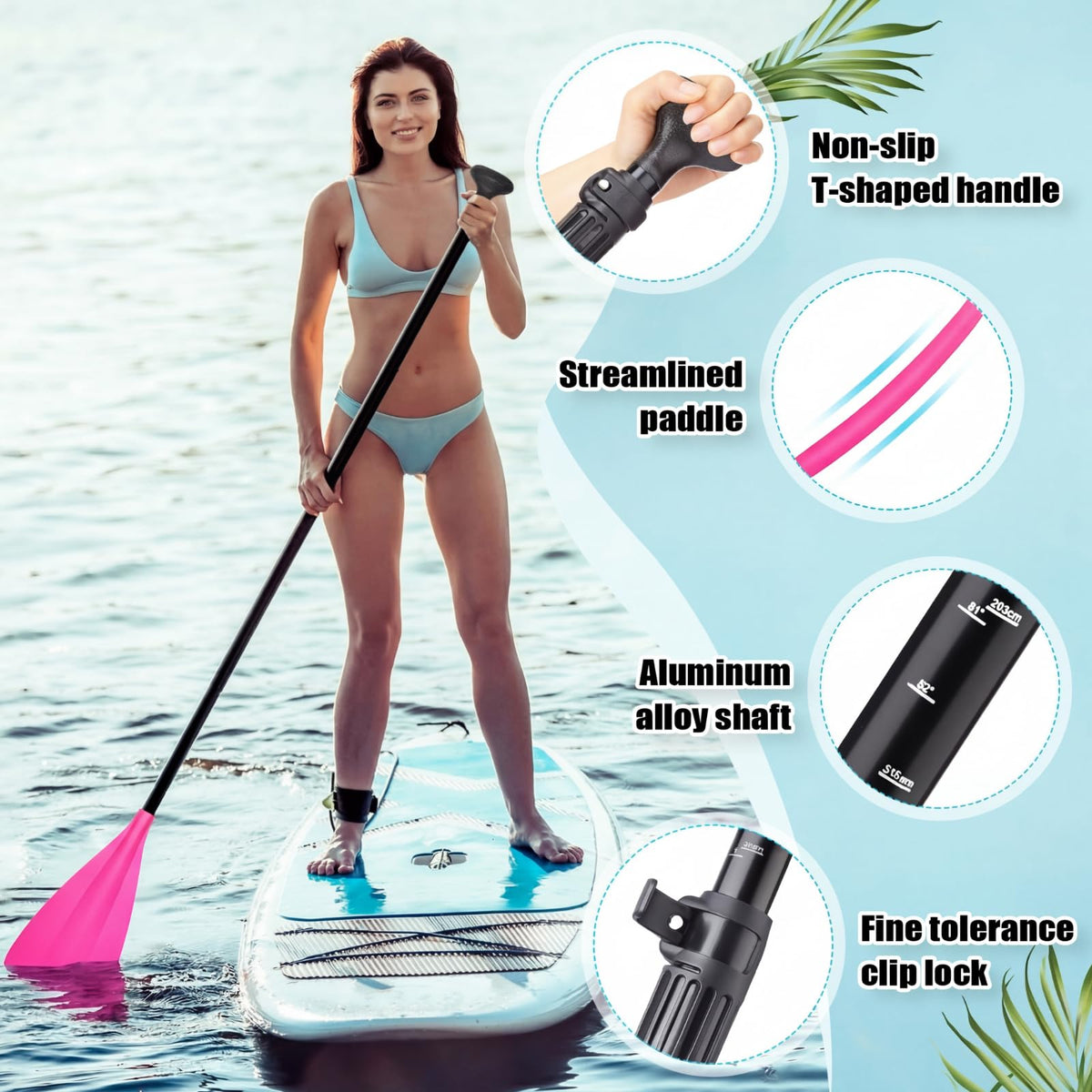 Adjustable Paddle Board Paddles T97933