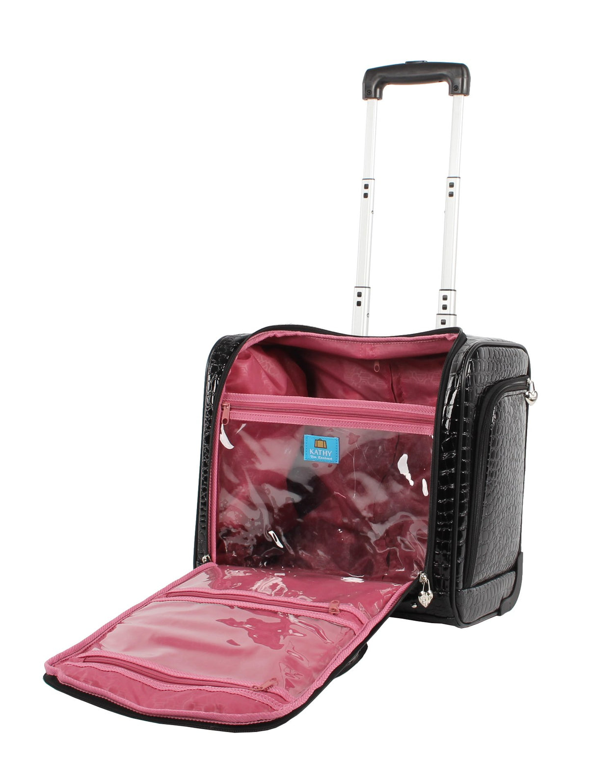 15 Inch Black PVC Underseat Luggage G114639