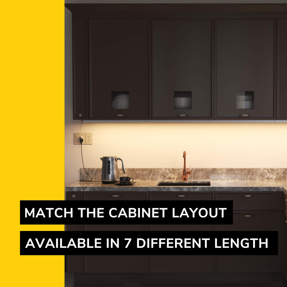 24-Inch Linkable 3CCT LED Under Cabinet Light V99939