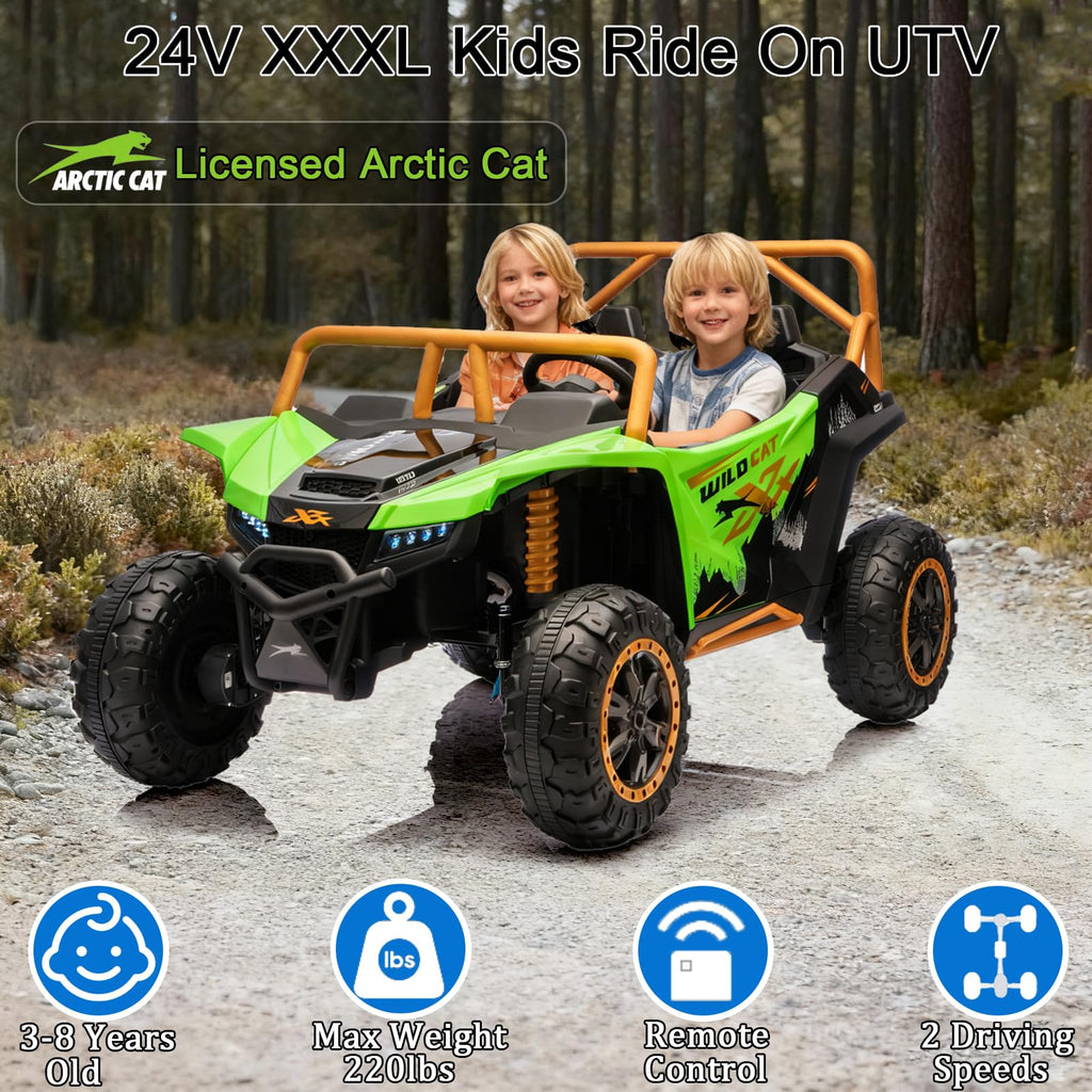 24V 2-Seater 4WD Kids Electric Ride On UTV M244