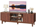 54 Inch Fluted TV Stand with Storage J4637