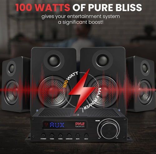 100W 5 Channel Bluetooth Home Theater Audio Amplifier H7962