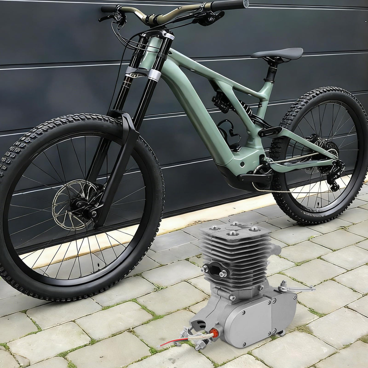 2 Stroke 100CC Bicycle Engine Kit with CDI Ignition J620