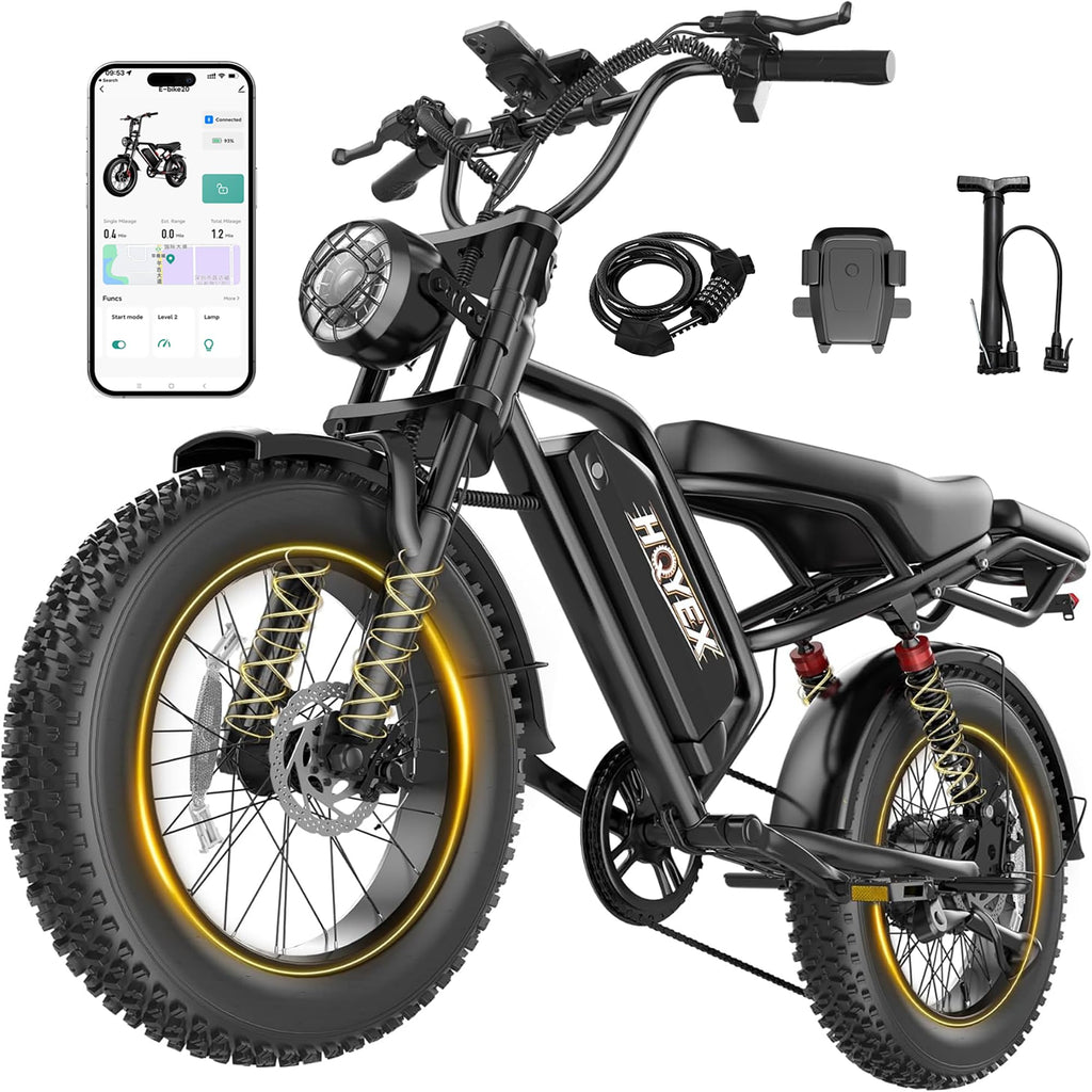 1500W 20" Fat Tire Electric Bike with 48V 20Ah Battery V647