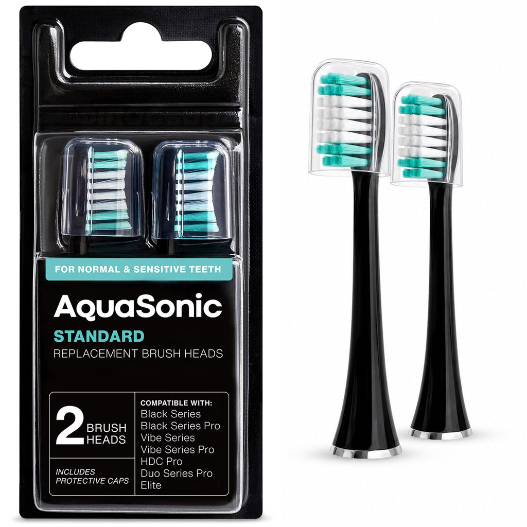Black 2 Pack Replacement Brush Heads X580142